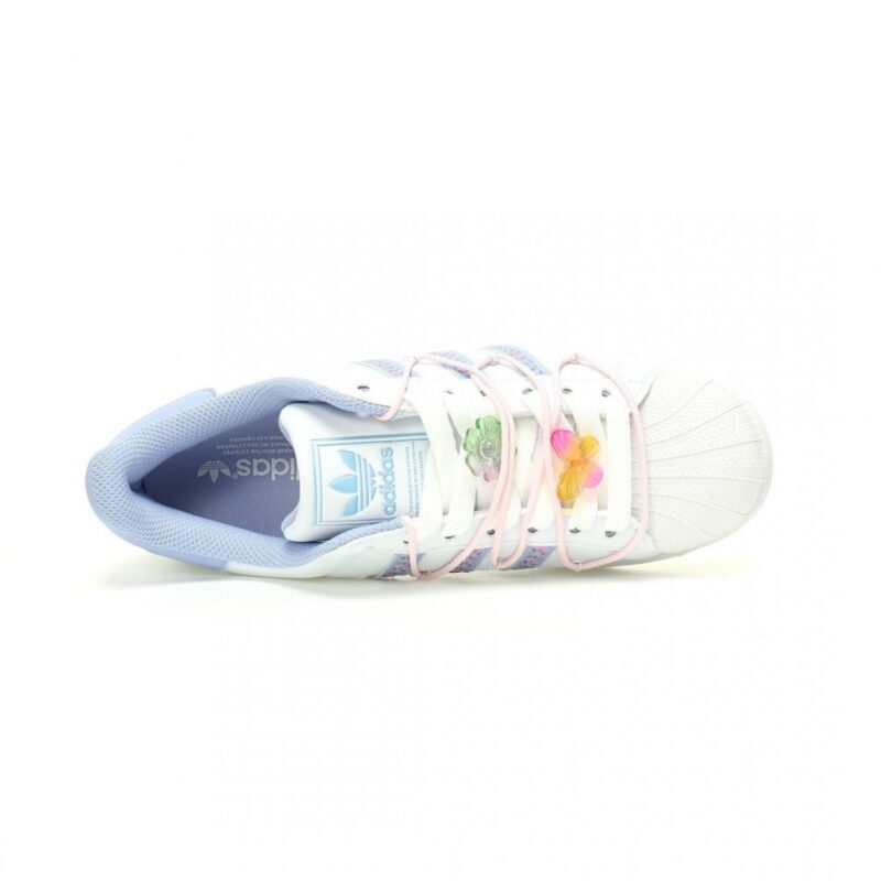 【AT10571】アディダスオリジナルススーパースターライトブルースニーカー 👟✨💫 高品質素材とデザイン | Adidas Superstars