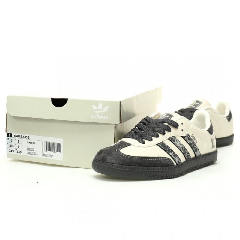【AT10766】ルイ・ヴィトン x アディダス オリジナルス Samba OG コラボレーションスニーカー | Louis Vuitton x Adidas