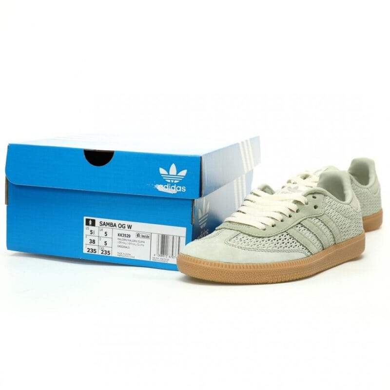 【AT10771】アディダス オリジナルス サンバ OG スニーカー 抹茶グリーン 再誕生 | Adidas Originals