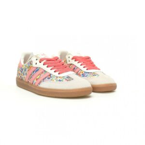 【AT10772】リバティロンドン x アディダス オリジナルス サンバ花刺繍スニーカー限定コレクション | Adidas Originals