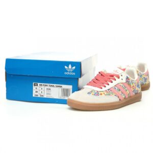 【AT10772】リバティロンドン x アディダス オリジナルス サンバ花刺繍スニーカー限定コレクション | Adidas Originals