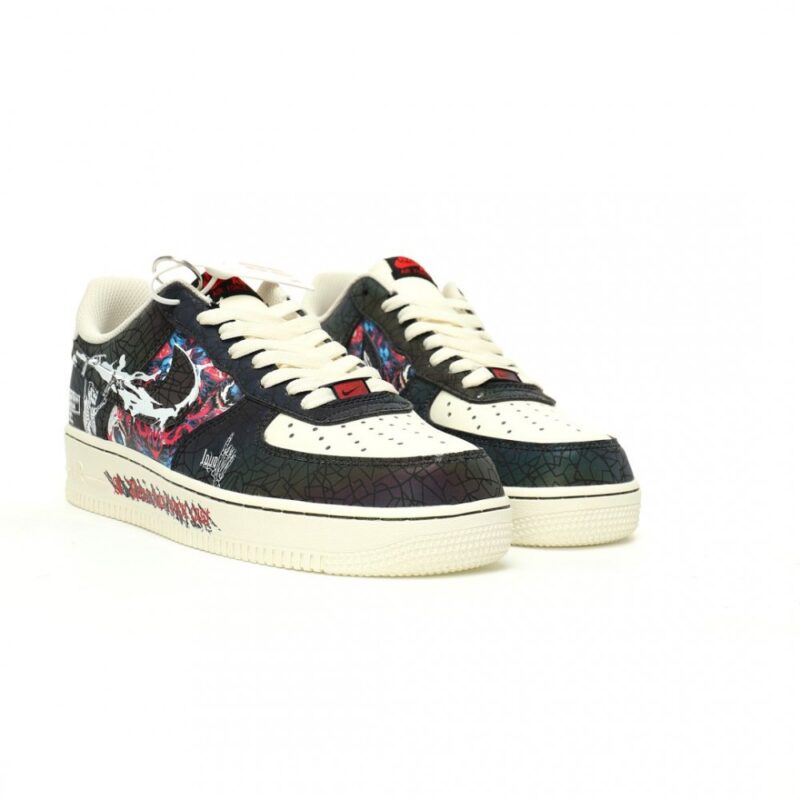 【AT10833】ナイキ エアフォース1 07 Low × スパイダーマンコラボカスタム版 | Nike Air Force 1