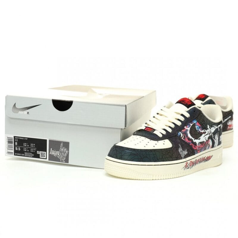 【AT10833】ナイキ エアフォース1 07 Low × スパイダーマンコラボカスタム版 | Nike Air Force 1