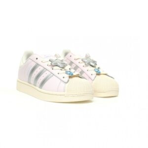 【AT10843】アディダス・オリジナルス スーパースターII 2.0パープル＆シルバーレザースニーカー | Adidas Superstar