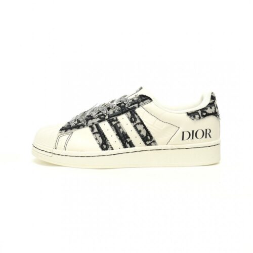 【AT10917】Dior x アディダススーパースター：高級ファッションとストリートウェアの融合 | Dior x Adidas