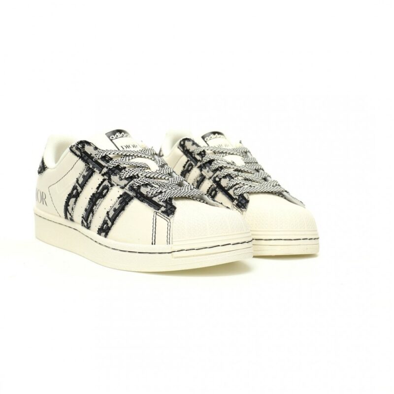 【AT10917】Dior x アディダススーパースター：高級ファッションとストリートウェアの融合 | Dior x Adidas