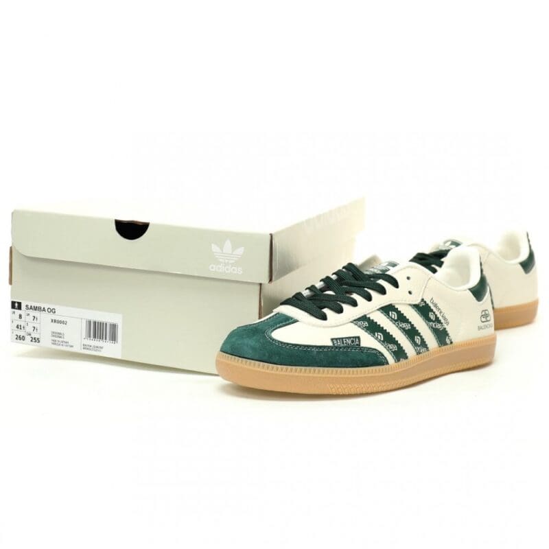 【AT10919】Balenciaga × アディダス Samba OG コラボレーション | 高級 革靴 スニーカー | Adidas