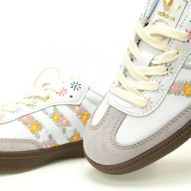 【AT10926】アディダスオリジナルスサンバOGサンバダンスシリーズ スニーカー 高品質素材 花刺繍デザイン | adidas