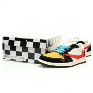 【AT10941】ナイキ×Stussy×Travis Scott Air Jordan 1 Low トリプルコラボレーションスニーカー | Nike x Stussy