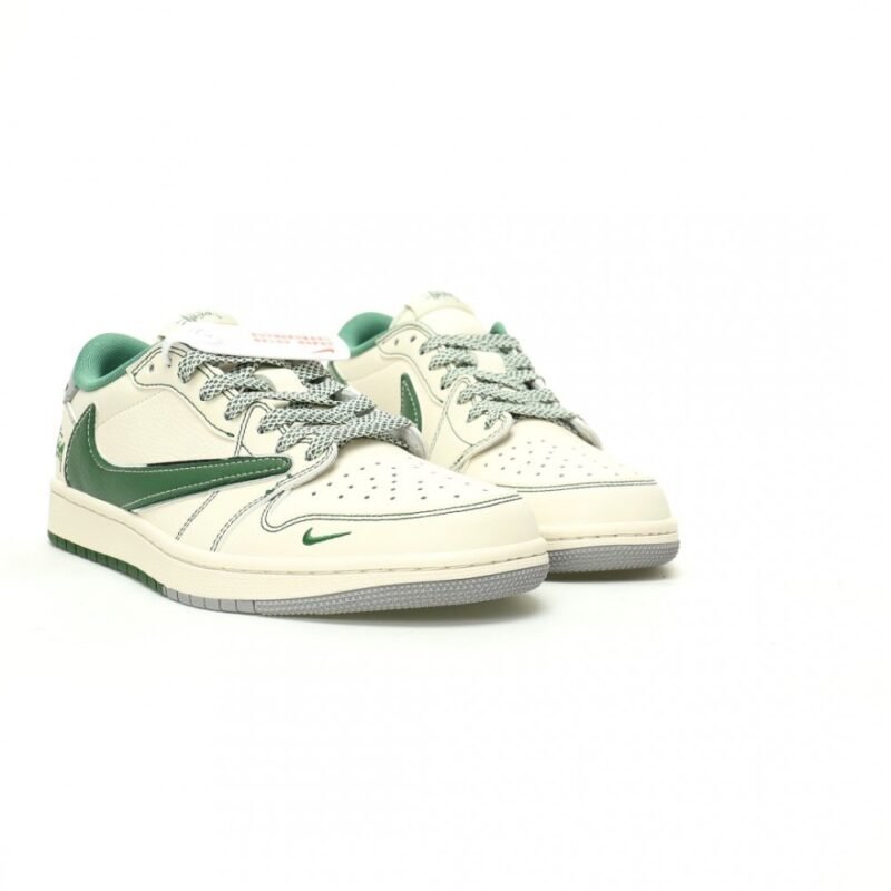 【AT10942】Nikeナイキ×Stussyステューシー×Travis Scottトラビス・スコット Air Jordan 1 Lowカスタムスニーカー | Nike x Stussy