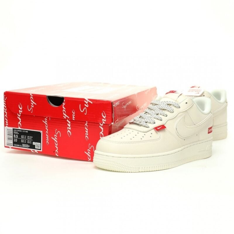 【AT10951】シュプリーム x ナイキ エアフォース1 コラボ ハイクオリティ スニーカー | Nike x Supreme