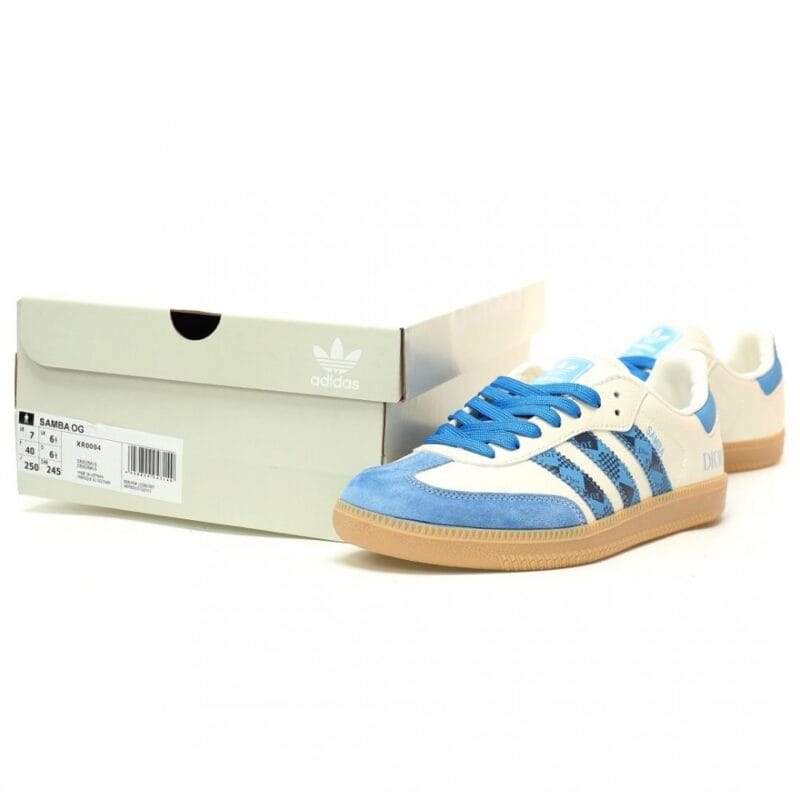【AT10962】ディオール✨x アディダス オリジナルス Samba OG コラボ - ハイエンドファッションとクラシックスポーツの融合 | Dior x Adidas