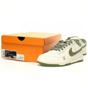 【AT10988】ルイ・ヴィトン x ナイキSB ダンク ロー コラボ スニーカー | Nike x Dunk