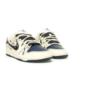 【AT10989】Louis Vuitton x ナイキ SB ダンク ロー コラボシューズ - 高級LVデニムデザイン足元アイコン | LV x Nike