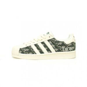 【AT10999】ディオール x アディダス スーパースター スニーカー ファッションと衝突 | Dior x Adidas