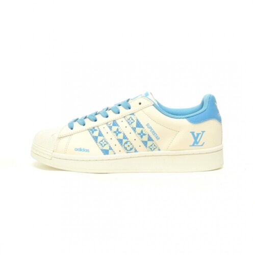 【AT11000】Louis Vuitton x Adidas Originals Superstarコラボスニーカー - フランスのラグジュアリーとドイツのスポーツ精神が融合したクラシック作品 | Louis Vuitton x Adidas