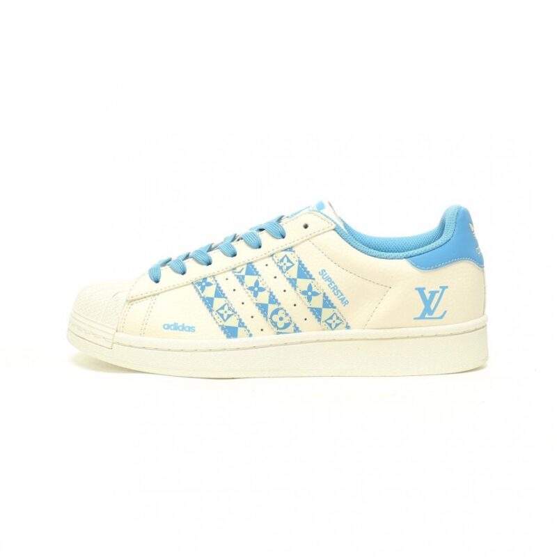 【AT11000】Louis Vuitton x Adidas Originals Superstarコラボスニーカー - フランスのラグジュアリーとドイツのスポーツ精神が融合したクラシック作品 | Louis Vuitton x Adidas