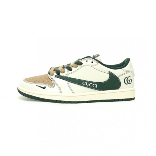 【AT11026】ナイキ×グッチ Air Jordan 1 Low ローカットスニーカー 贅沢なコラボ作品 | Gucci x Nike