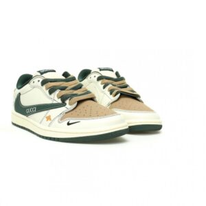 【AT11026】ナイキ×グッチ Air Jordan 1 Low ローカットスニーカー 贅沢なコラボ作品 | Gucci x Nike