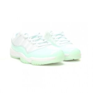 【AT11029】ナイキ エア ジョーダン 11 Low ホワイトグリーン カウレザー バスケットボールシューズ | Nike Jordan