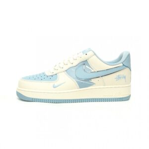 【AT11032】ステューシー x ナイキ エアフォース1 '07 Low カスタム ストリートスニーカー | Nike x Stussy