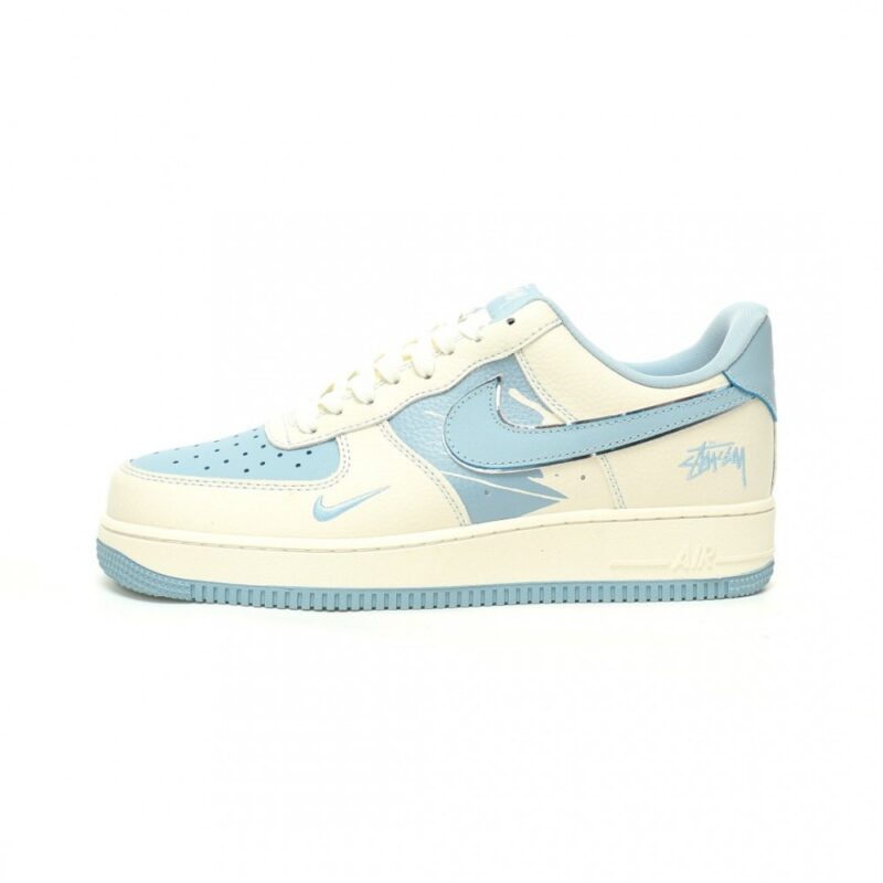 【AT11032】ステューシー x ナイキ エアフォース1 '07 Low カスタム ストリートスニーカー | Nike x Stussy