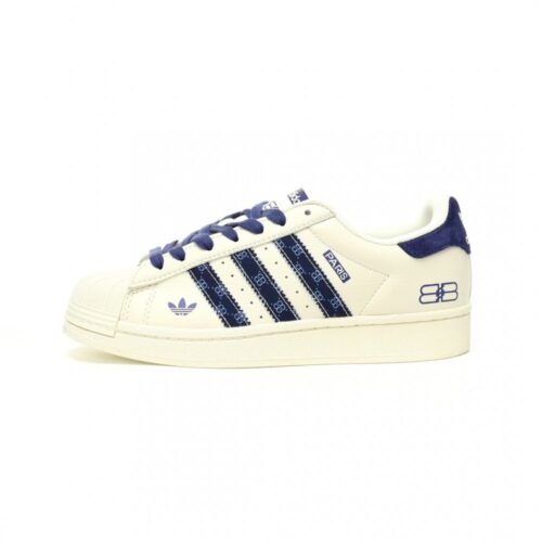 【AT11038】バレンシアガ x Adidas Originals コラボ スニーカー | 高級レザーデザインと快適中敷き | Superstar