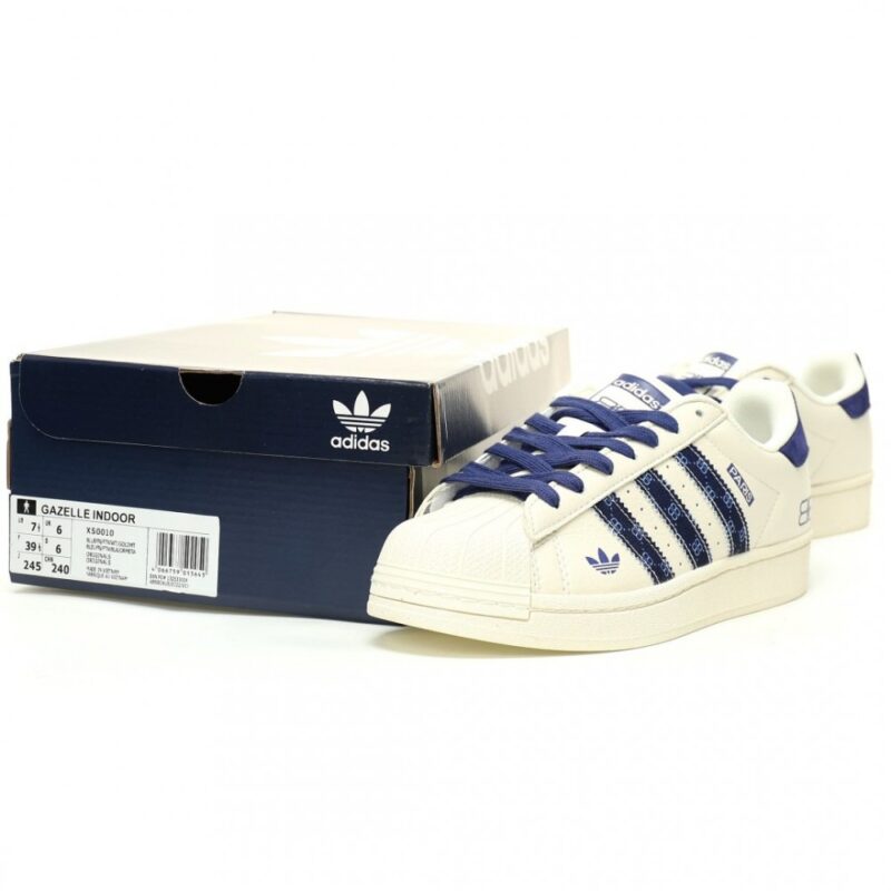 【AT11038】バレンシアガ x Adidas Originals コラボ スニーカー | 高級レザーデザインと快適中敷き | Superstar