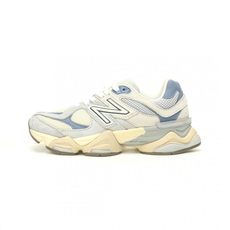 【AT11043】ニューバランス9060シリーズパールグレー&リネン配色ランニングシューズ | New Balance