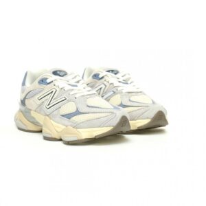 【AT11043】ニューバランス9060シリーズパールグレー&リネン配色ランニングシューズ | New Balance