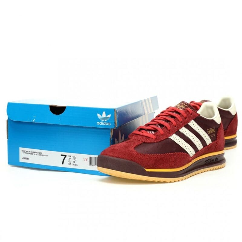 【AT11203】West NYC x アディダス Originals SL72 OG 限定バージョン - レトロ感満載の85周年記念モデル👟 | Adidas
