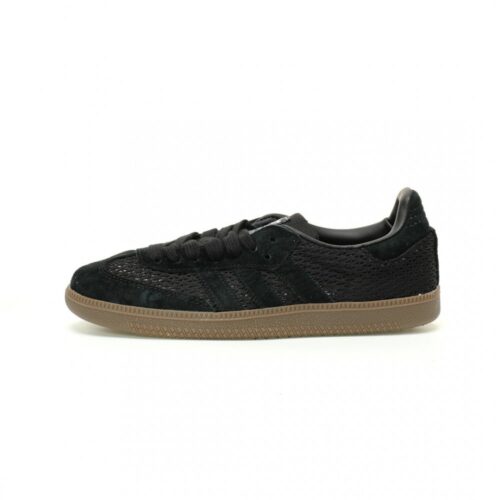 【AT11206】アディダスオリジナルスサンバOGクラシックブラックメッシュスニーカー | Adidas