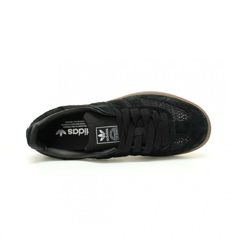 【AT11206】アディダスオリジナルスサンバOGクラシックブラックメッシュスニーカー | Adidas