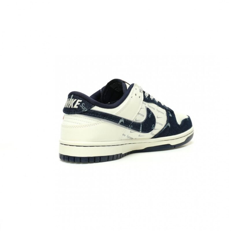 【AT11212】シュプリーム x ナイキコラボレーションSBダンクロー デニムオレンジ スニーカー | Nike Dunk