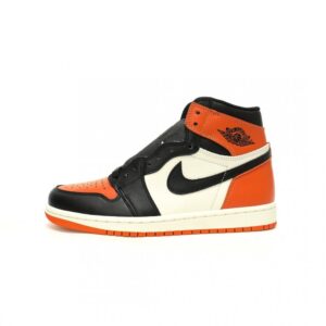 【AT11213】ナイキ エアジョーダン1 ブラックホワイトオレンジ レトロバスケットシューズ | Nike x Air Jordan