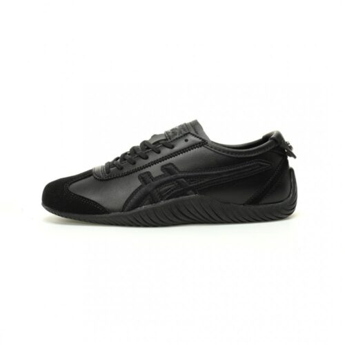 【AT11232】Onitsuka Tiger Mexico 66 Driving スニーカー | ブラックカラーの高級素材と快適な履き心地 | Onitsuka Tiger
