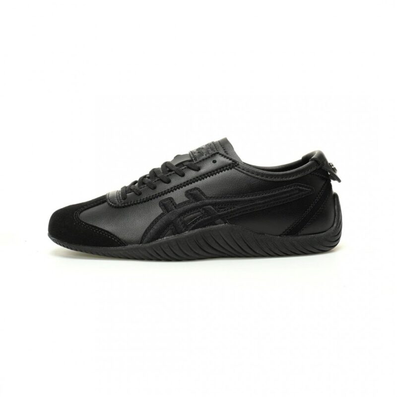 【AT11232】Onitsuka Tiger Mexico 66 Driving スニーカー | ブラックカラーの高級素材と快適な履き心地 | Onitsuka Tiger
