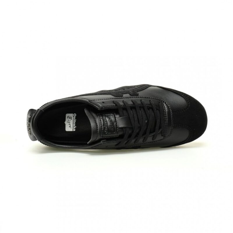 【AT11232】Onitsuka Tiger Mexico 66 Driving スニーカー | ブラックカラーの高級素材と快適な履き心地 | Onitsuka Tiger