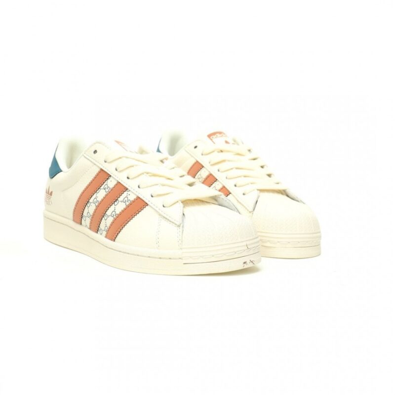 【AT11235】グッチ x アディダスオリジナルススーパースターコラボスニーカー | Adidas Superstars