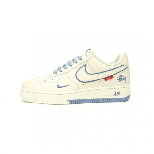 【AT11247】Stussy x Nike Air Force 1 コラボレーション ローカット カジュアルスニーカー | Nike x Stussy