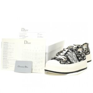 【AT11374】Dior（ディオール）Walk'n'Diorシリーズ ローカットスニーカー 黒白ストリートファッション フランスブランド | Christian Dior