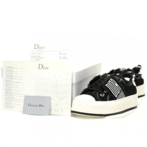 【AT11377】Dior デニム帆布厚底スニーカー - エレガントなフランスのストリートスタイル | Christian Dior