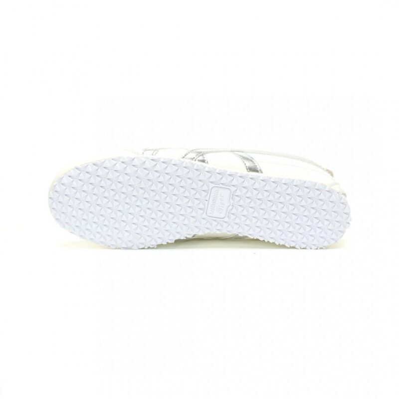 【AT11382】オニツカタイガー Onitsuka Tiger Mexico 66 レトロランニングシューズ 白銀 ストライプ 牛革素材 伝統的なブランド 日常 軽量 グリップ力 無尽ノ快適 | Onitsuka Tiger