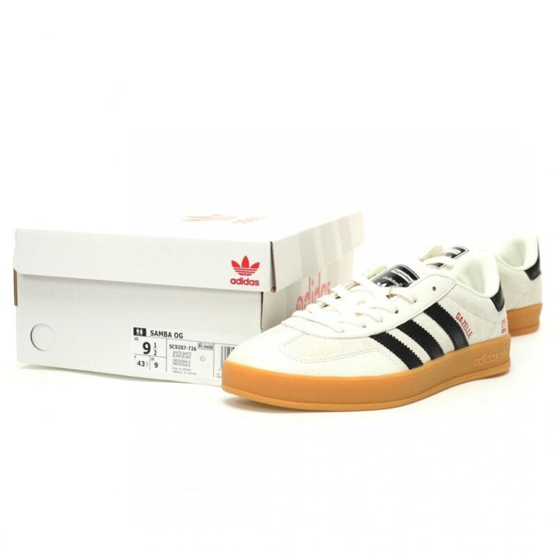 【AT11414】シュプリーム x アディダス Gazelle Indoor トレーニングシューズ | Supreme x Adidas