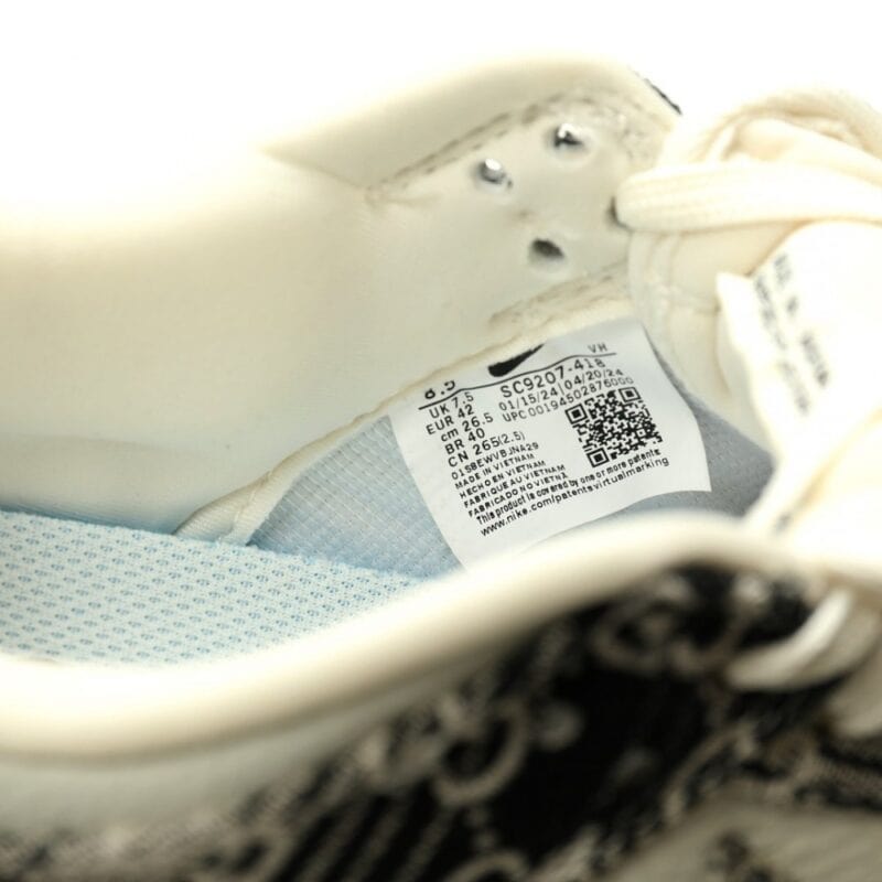 【AT11426】Gucci x Nike SB Dunk Low コラボ スニーカー 新作デニムキャンバス ブラックベージュ クラシックなストリートスタイル | Gucci x Nike