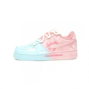 【AT11429】ナイキ Air Force 1 '07 Low エアフォース1 '07ローカット マカロンブルーピンクグラデーションカラー スニーカー | AF1