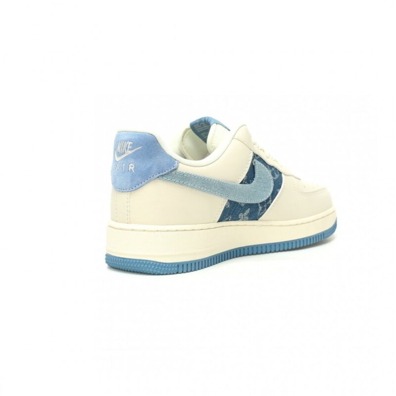 【AT11432】ルイ・ヴィトン × ナイキ モノグラムデニムエアフォース1 スニーカー限定販売 | LV x Nike