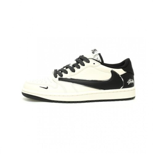 【AT11440】Nike × Stussy × Travis Scott コラボ Air Jordan 1 Low OGスニーカー | Nike x Travis Scott