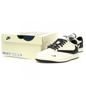 【AT11440】Nike × Stussy × Travis Scott コラボ Air Jordan 1 Low OGスニーカー | Nike x Travis Scott