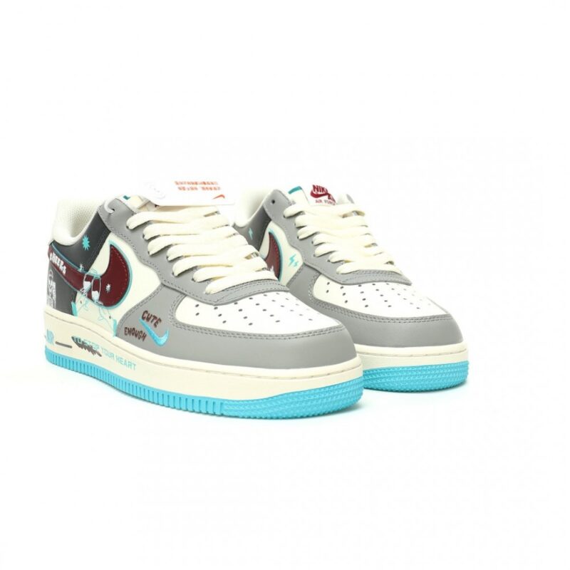 【AT11461】ナイキ・エアフォース1 07 ローカット カスタムカラーデザイン スニーカー | Nike x Air Force 1